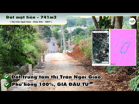 N037 - (3 tỷ) Chủ đất cần bán gấp trả nợ miếng đất mặt tiền trung tâm Ngãi Giao