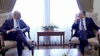 Встреча Министра ИД Зограба Мнацаканяна со Специальным представителем Генерального секретаря НАТО Джеймсом Аппатураем