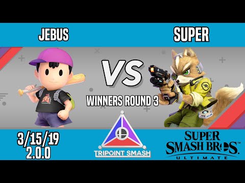 Tripoint Smash 52 - Winners Round 3 - Jebus(Ness) Vs. Super(Fox)
