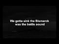 Sink The Bismarck Johnny Horton Lyrics Video