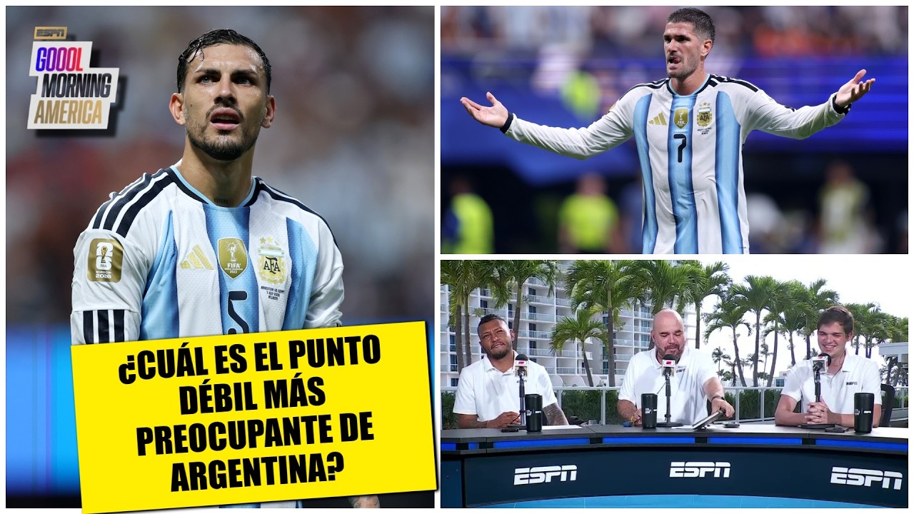 ARGENTINA gana con SUFRIMIENTO por el mediocampo: PAREDES y DE PAUL no están a tope | Goool Morning