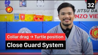 Collar drag - Turtle position I Close Guard System I 32
