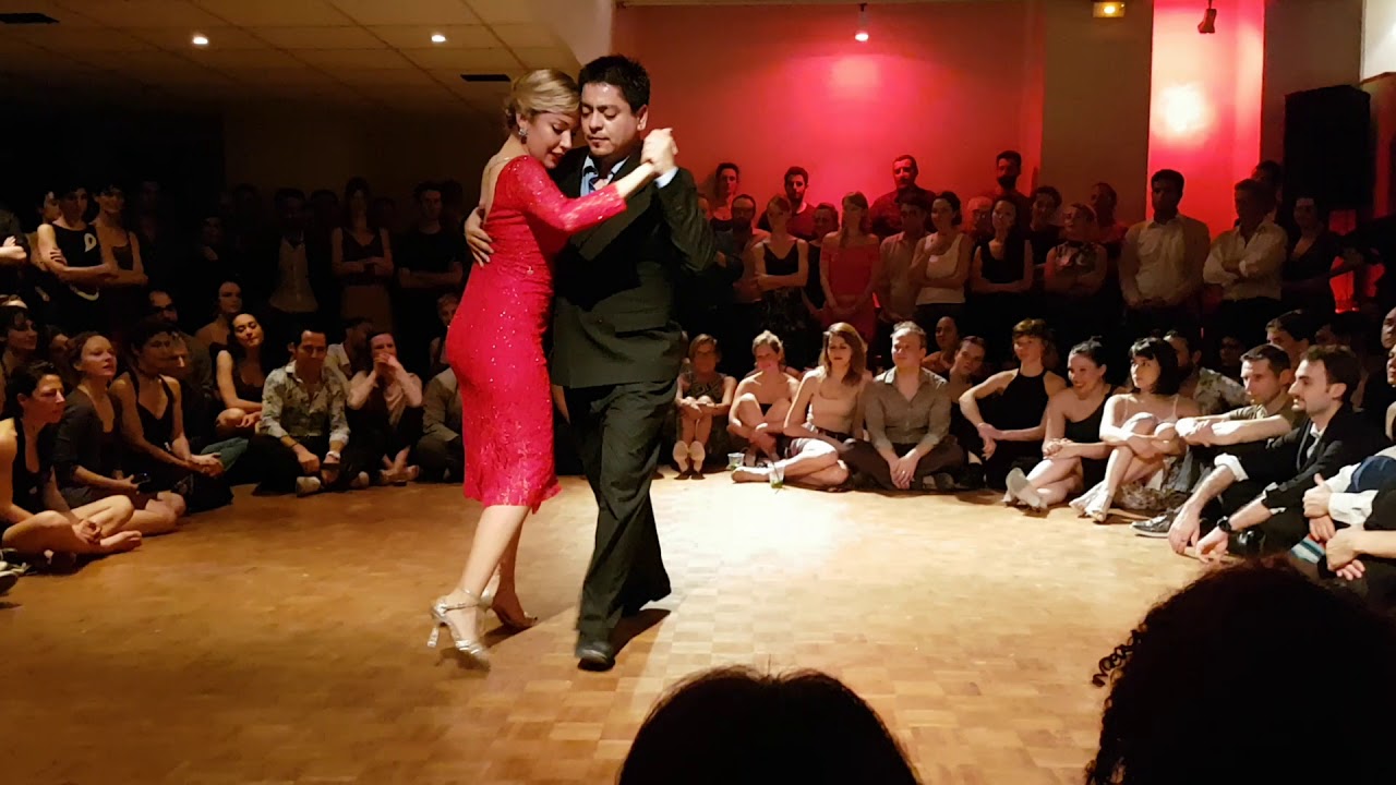 Carlos Espinoza & Noelia Hurtado ❤@ Milonga El Garron _ Paris_ Démo 4/6