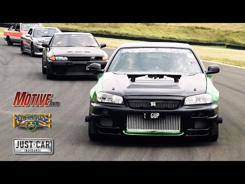 Swapping a VR38 V6 into a R34 Skyline GT-R - Erubisu Pt5- Shakedown at Powercruise 60