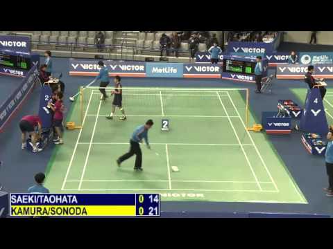 R16 - MD - Kamura T. / Sonoda K. vs Saeki H. / Taohata R. - 2014 Korea Badminton Open