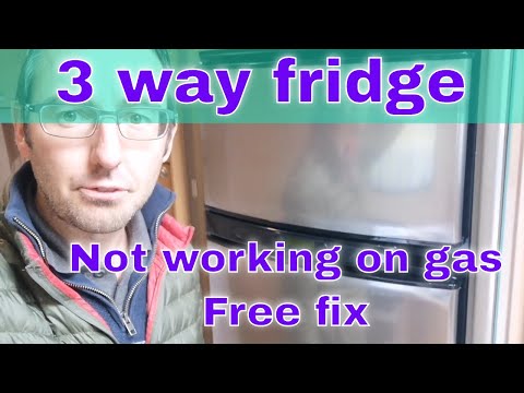 Motorhome fridge not working on gas. Thetford fridge