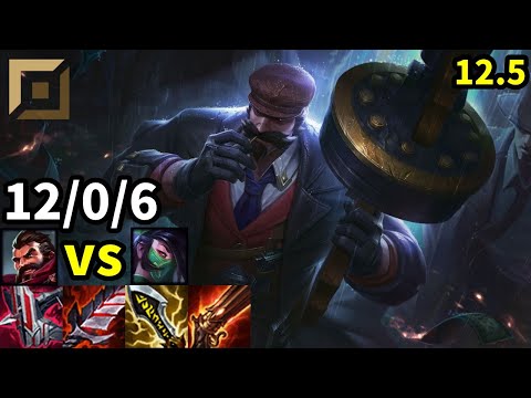 Graves Top vs Akali - KR Challenger | Patch 12.5