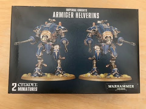 Armiger Helverins - Unboxing (WH40K)