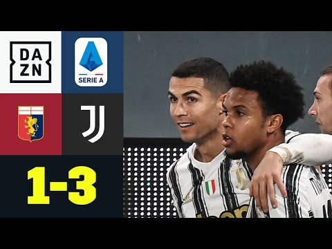 Doppelter Ronaldo schießt Juve zum Pflichtsieg: Genua - Juventus 1:3 | Serie A | DAZN Highlights