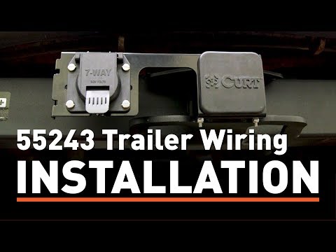 Trailer Wiring Install: CURT 55243 Custom Wiring Connector on a F350 Super Duty
