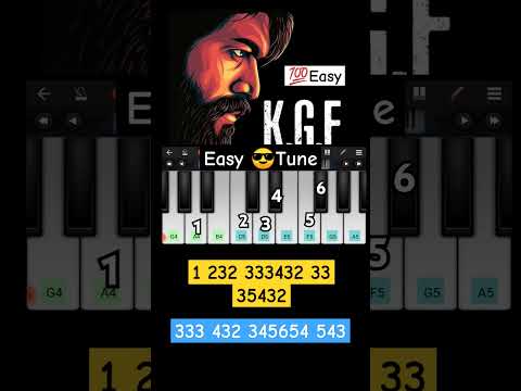Kgf Bgm Piano 🔥 Easy Tune
