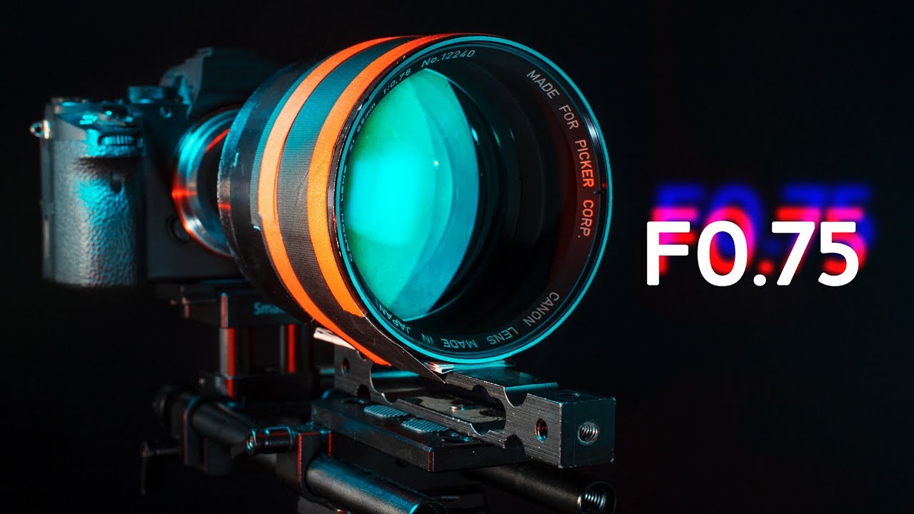 Shooting a Video with an X-Ray Lens at F0.75 - YouTube