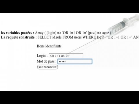 Tutoriel PHP Sécurité Les injections SQL