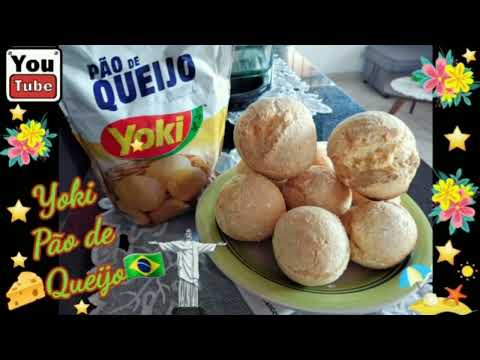YOKI PÃO DE QUEIJO! BRAZILIAN CHEESE BALLS! PAN DE QUESO BRASILEÑO🧀 #yoki #pãodequeijo #brasil