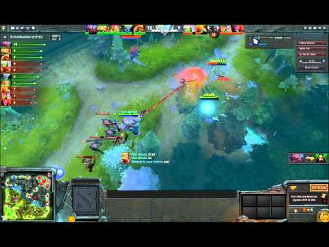 Dota 2 - Pudge hook and SB teamwork