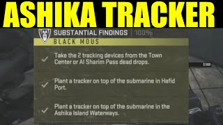 How to "plant a tracker on top of the submarine in the ashika island waterways" DMZ