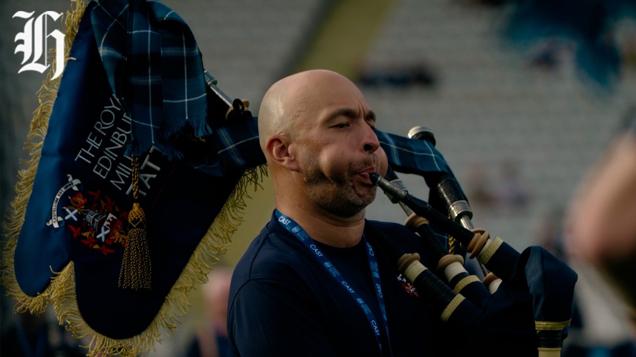 Watch: The Royal Edinburgh Military Tattoo marches into Eden Park