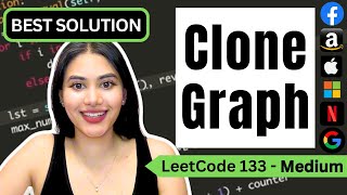YouTube video 'Clone Graph - LeetCode 133 - Python #blind75 #leetcode #clonegraph'