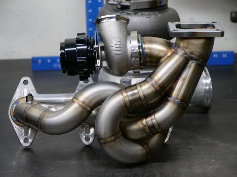 The most advanced Turbo manifold on an RX-7!