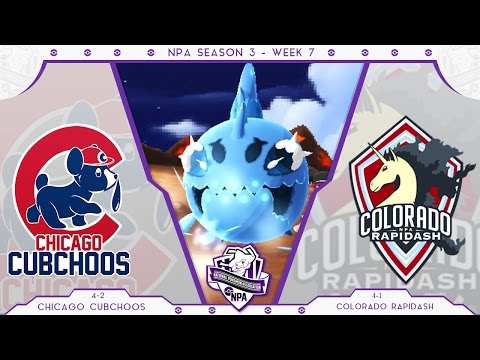 NPA Season 3 Week 7 | Chicago Cubchoos vs Colorado Rapidash | Pokemon Draft League WiFi Battle