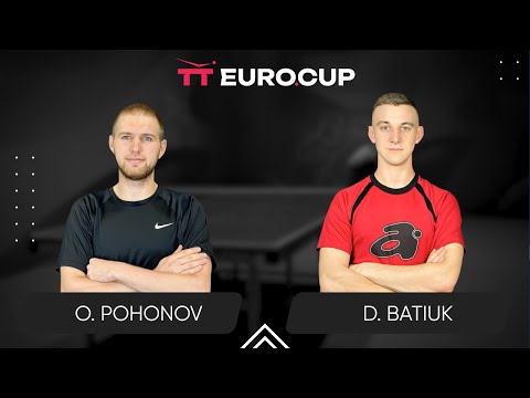 10:45 Oleksandr Pohonov - Dmytro Batiuk 19.10.2024  TT Euro.Cup Ukraine Master. TABLE 4