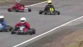 preview picture of video 'Historic Karting at Shenington SuperPrix 2007'