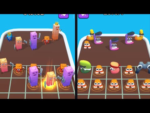 Merge ABC lore letter run ⭐VS ⭐Merge number cube