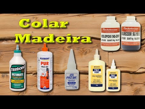 9 tipos de colas para madeira