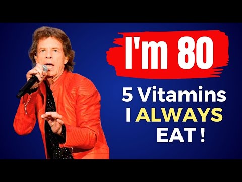 Mick Jagger (80) Eats 5 Vitamins & Doesn't Get Old!