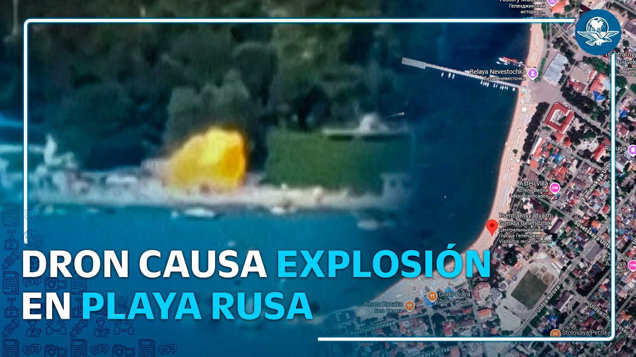 Ataque con dron desata tragedia en playa de Rusia; hay siete muertos y decenas de heridos