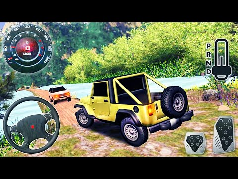 Offroad Jeep Driving Short Simulator - Mountain Uphill Car Stunt Adventure - Android GamePlay