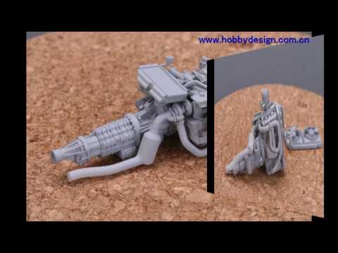 124 Subaru Impreza EJ20 Engine Kit  Resin+PEHD03 0381