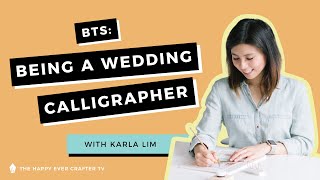 What it's ACTUALLY like being a wedding calligrapher – with Karla Lim video
