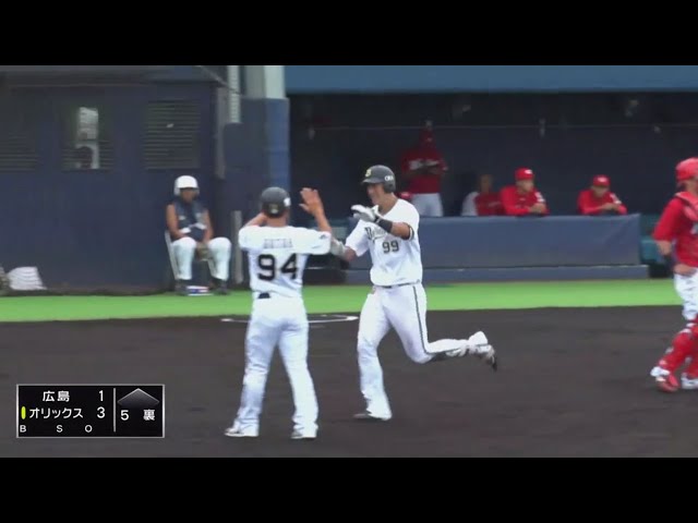 【ファーム】バファローズ・杉本 レフトへソロホームランを放つ‼ 2019/5/31 B-C(ファーム)