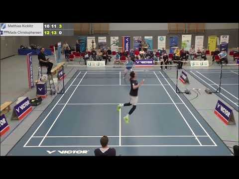 Badminton Highlights: League Match Kicklitz vs. Christophersen