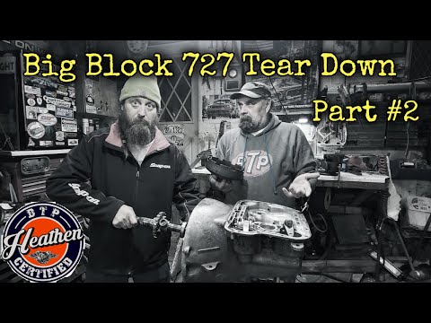 Big Block Mopar 727 Tear Down, step by step.