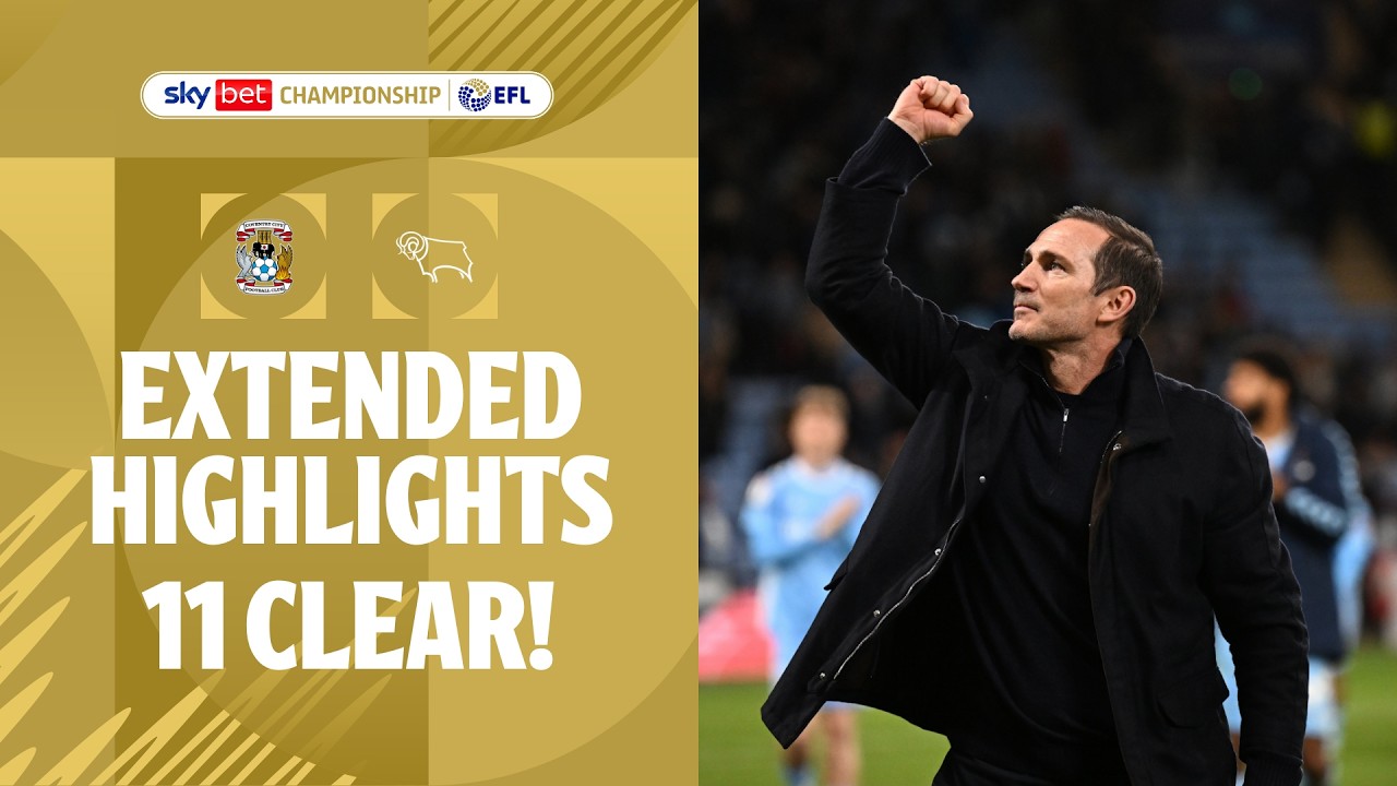 Coventry City vs Derby County Highlights