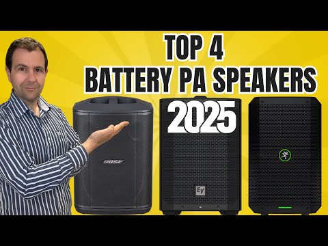 Top 4 Portable Battery PA Speakers for 2025