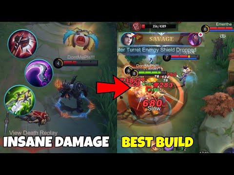 SAVAGE! BEST BUILD FOR INSANE DAMAGE! TOP GLOBAL LEOMORD - Avory | MLBB