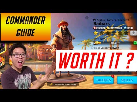 Baibars is he worth it? Rapid Rage Recovery Commander Guide | Rise of Civilizations