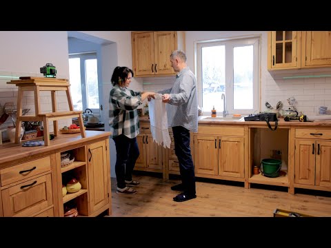 Organizing and Furnishing a New Kitchen | Details and Textiles Create a Cozy Home | Country Vlog