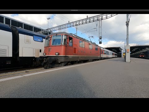 Trainspotting CH, Zürich HB am 9.4.22, SBB Twindexx und Re 4/4 II