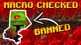 I tried getting macro checked... | Hypixel Skyblock