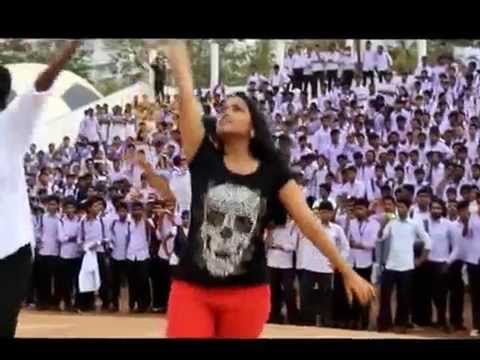Organised flash mob in college