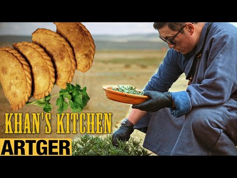 Khuushuur for The KING with STINGING NETTLE and CLOTTED CREAM | Khan's Kitchen