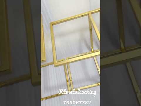 Gold Plating. #short #table #Gold #reels #trending #explore