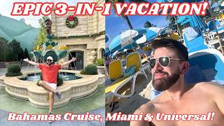 Bahamas Cruise, Miami Hotel & My First Time at Universal Epic Universe!