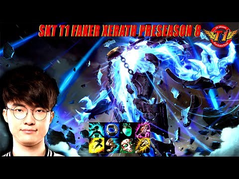 SKT T1 Faker Xerath vs Azir Preseason 8 League of Legends Pro Gameplay Patch 7.22