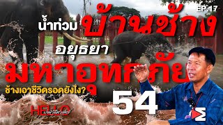 น้ำท่วมหมู่บ้านช้างอยุธยา มหาอุทกภัยปี 54 Hello ประวัติศาสตร์ EP.17