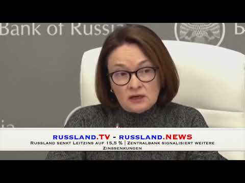 Russland senkt Leitzins auf 15,5 | Zentralbank signalisiert weitere Zinssenkungen